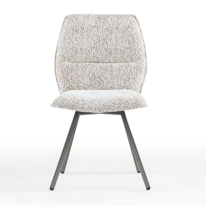 Chaise de salle à manger rembourrée Loft avec dossier en trois parties