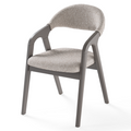 Verona upholstered dining chair with armrests